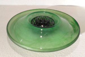 Vaso para flores em pasta de vidro G. Davidson Art. 128